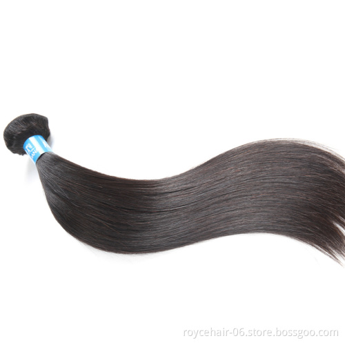 16 18 20 Inch Straight African 100 Pure Virgin Human Hair Weave Extensions